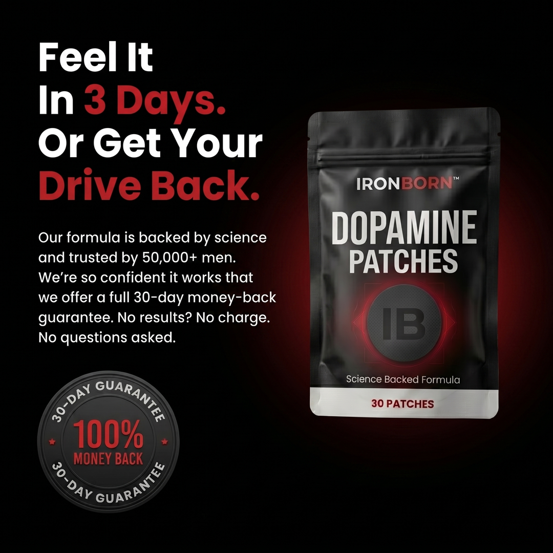The IronBorn Performance Patch — Focus, Energy, Drive & Confidence