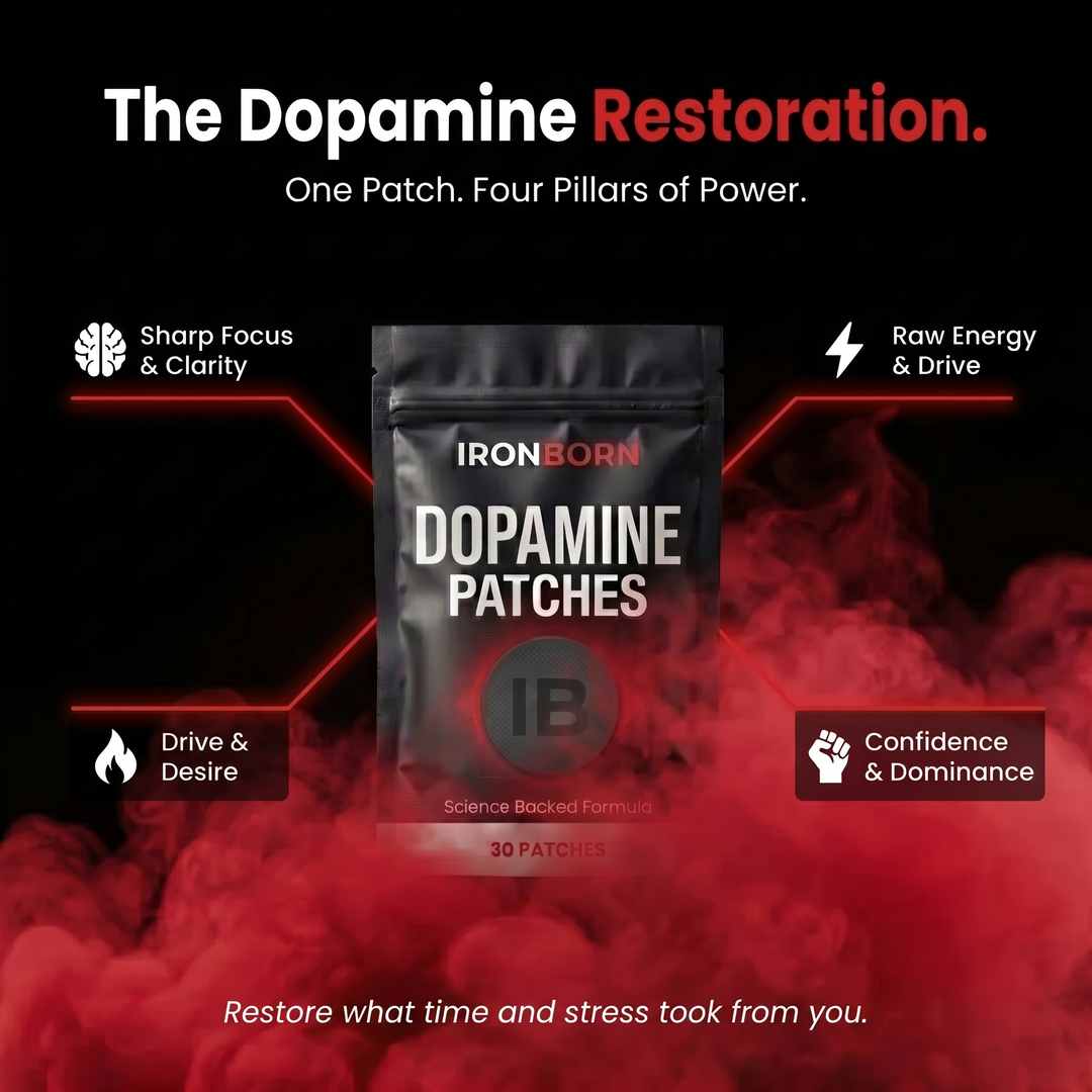 The IronBorn Performance Patch — Focus, Energy, Drive & Confidence