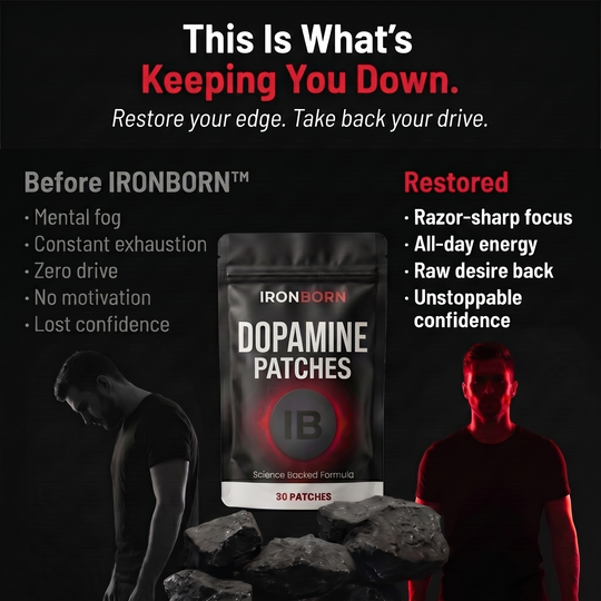 The IronBorn Performance Patch — Focus, Energy, Drive & Confidence