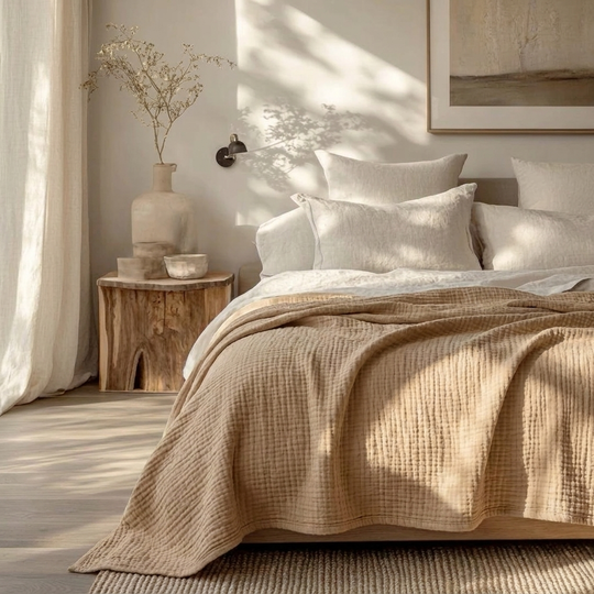 Lunoa - Couverture Mousseline Ultra Douce